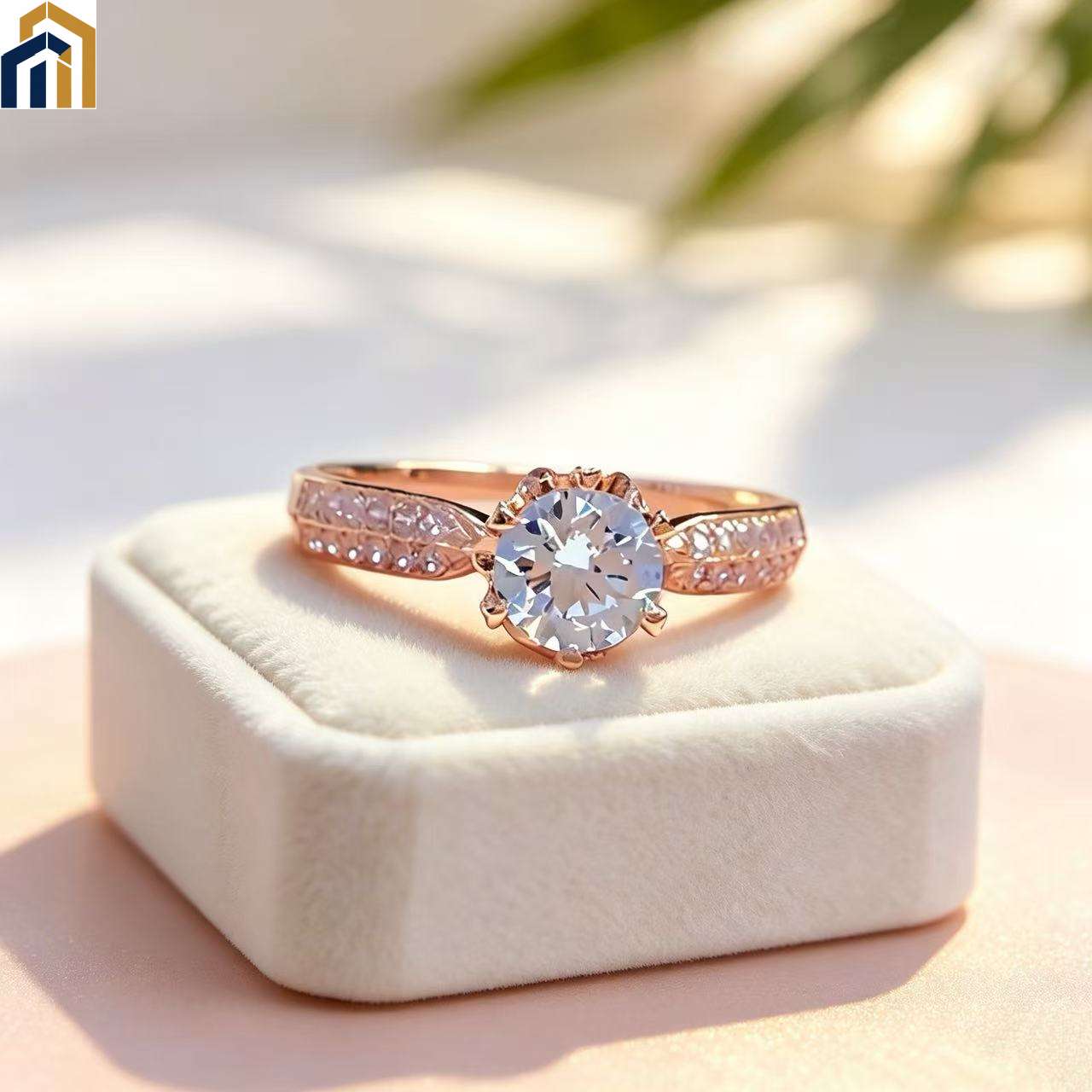【Special Offer Product】Rose Gold Six-Prong Diamond Ring